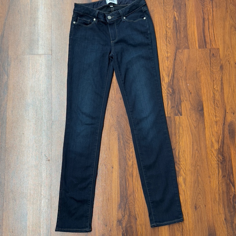 PAIGE Women's Skinny Jeans in Dark Blue